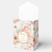 Ballotins Merci de Mariage d'or blanc rustique (Ouvert)