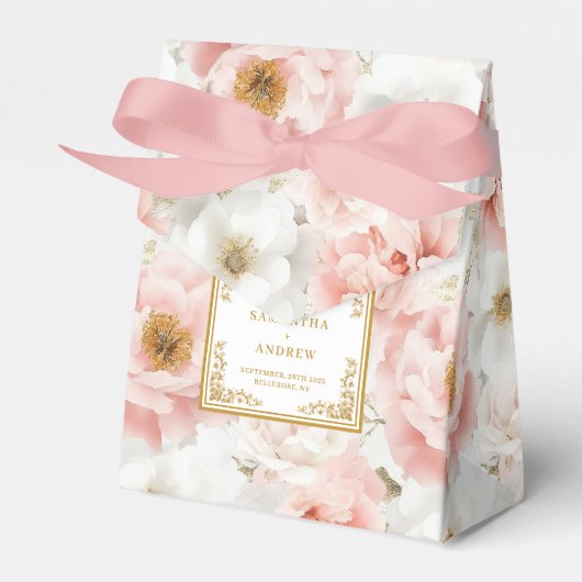 Ballotins Merci de Mariage d'or blanc rustique (Verso)