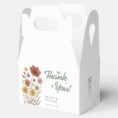 Ballotins Merci de Mariage Fleur sauvage Sage Green (Ouvert)