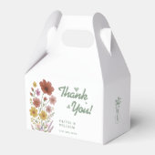 Ballotins Merci de Mariage Fleur sauvage Sage Green (Verso)