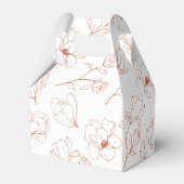 Ballotins Merci de Mariage Floral en terre cuite (Arrière)