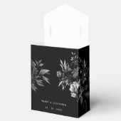 Ballotins Merci de Mariage noir gothique classique (Ouvert)