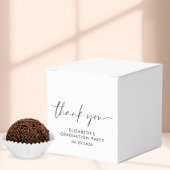 Ballotins Merci de partie de graduation de script chic