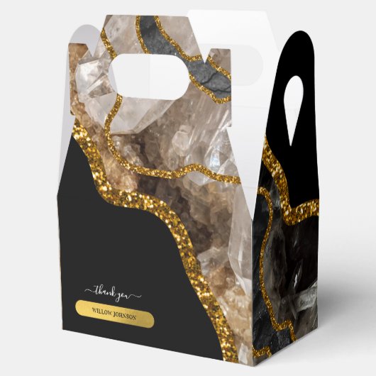 Ballotins Merci de Parties scintillant de la géode d'âge noi (Ouvert)