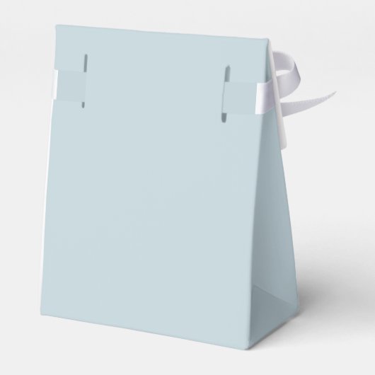 Ballotins Merci de script simple bleu clair (Arrière)