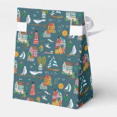 Ballotins Merci du Baby shower côtier (Arrière)