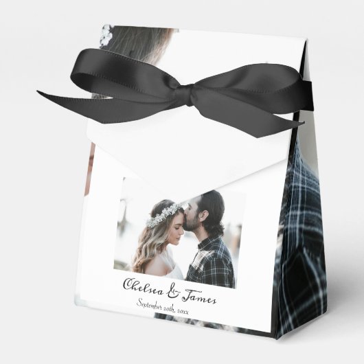 Ballotins Merci Elegant Calligraphie Photo (Verso)