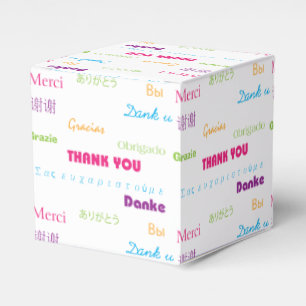 Ballotins Merci en plusieurs langues