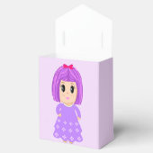 Ballotins Merci fille violette mignonne (Ouvert)