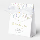 Ballotins Merci fleur sauvage Baby shower (Verso)