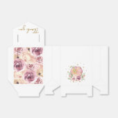 Ballotins Merci floral rose Citrouille de Thanksgiving (Déplié)