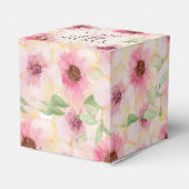 Ballotins Merci floral rose pâle (Arrière)