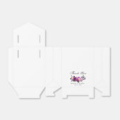 Ballotins Merci Floral violet ultra violet Mariage PB (Déplié)