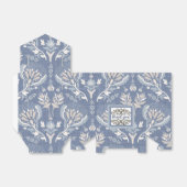 Ballotins Merci French Damask Bleu (Déplié)