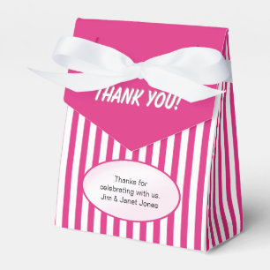 Ballotins Merci Fuchsia Simple Stripes Motif