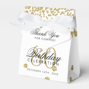 Ballotins Merci Gold 80th Birthday Confetti