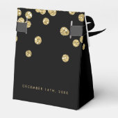 Ballotins Merci Gold Black "Quarty" fête d'anniversaire (Arrière)