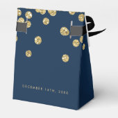 Ballotins Merci Gold Navy Blue "Quarty" fête d'anniversaire (Arrière)