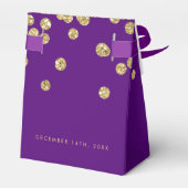 Ballotins Merci Gold violet "Quarante" fête d'anniversaire (Arrière)