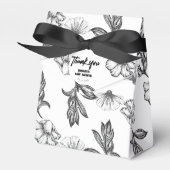 Ballotins Merci Gothique Fleur Baby shower (Verso)