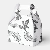 Ballotins Merci Gothique Fleur Baby shower (Arrière)