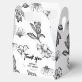 Ballotins Merci Gothique Fleur Baby shower (Ouvert)