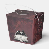 Ballotins Merci gothique Mariage Goth keepsaké Box (Arrière)