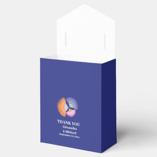 Ballotins Merci Grèce Mariage Santorin (Ouvert)