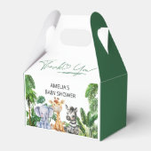 Ballotins Merci Jungle Safari Baby shower (Verso)