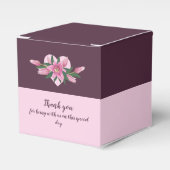 Ballotins Merci Lily à floraison violette/ Joyeux anniversai (Verso)