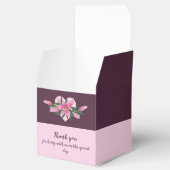 Ballotins Merci Lily à floraison violette/ Joyeux anniversai (Ouvert)