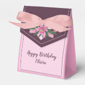 Ballotins Merci Lily Rose Floroming / Joyeux anniversaire (Verso)