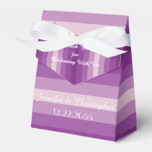 Ballotins Merci mariage, bande violette