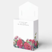 Ballotins Merci Mariage de la Rose rouge (Ouvert)