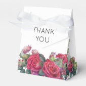 Ballotins Merci Mariage de la Rose rouge (Verso)