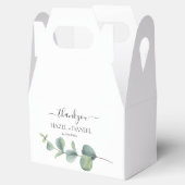 Ballotins Merci Mariage Eucalyptus (Ouvert)