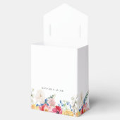 Ballotins Merci Mariage Fleur sauvage coloré (Ouvert)