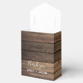 Ballotins Merci Mariage rustique (Ouvert)