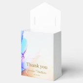 Ballotins Merci Mariage unique Blue Orange (Ouvert)