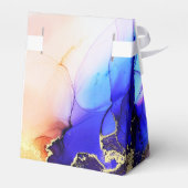 Ballotins Merci Mariage unique Blue Orange (Arrière)