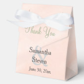 Ballotins Merci Mariage vert Aquarelle Blush Sage (Recto)