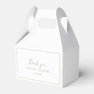 Ballotins Merci minimal en or