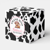 Ballotins Merci Moo Baby Cow Imprimer (Arrière)