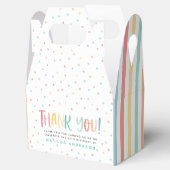 Ballotins Merci multicolore spot de bande faveur (Ouvert)