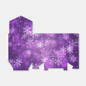 Ballotins Merci Noël Fête Étincelle violette (Déplié)