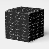 Ballotins Merci, Noir Blanc, Mariage  (Verso)