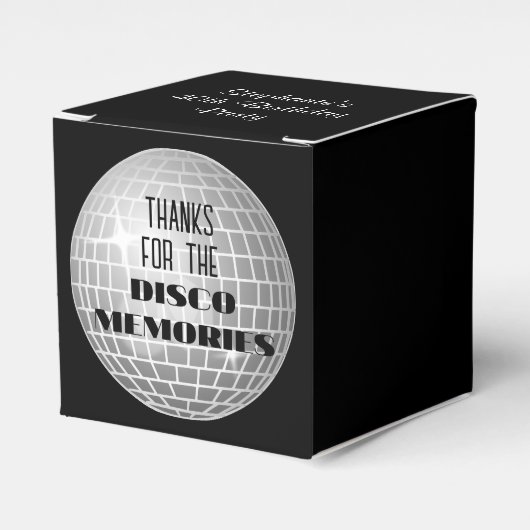 Ballotins Merci Pour Disco Memories Anniversaire Bachelorett (Verso)