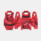 Ballotins "Merci pour le partage" Rose rouge (Déplié)