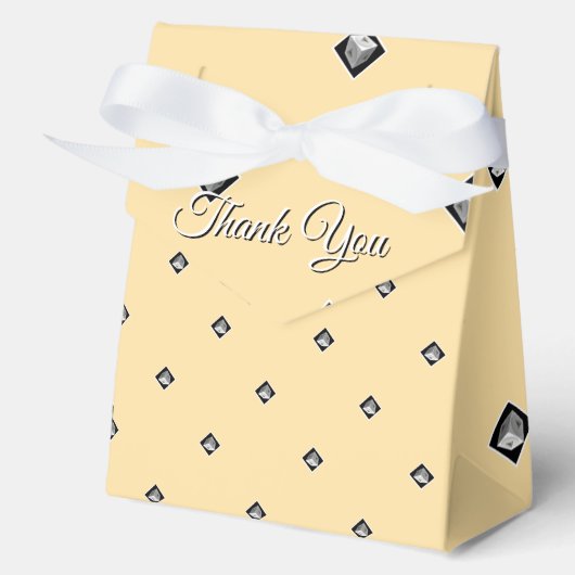 Ballotins Merci Pyramide Cube Répétition Crème (Recto)