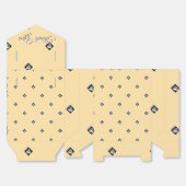 Ballotins Merci Pyramide Cube Répétition Crème (Déplié)